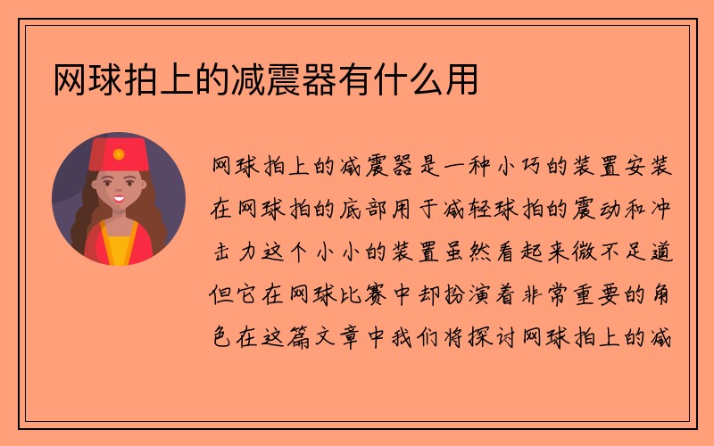 网球拍上的减震器有什么用